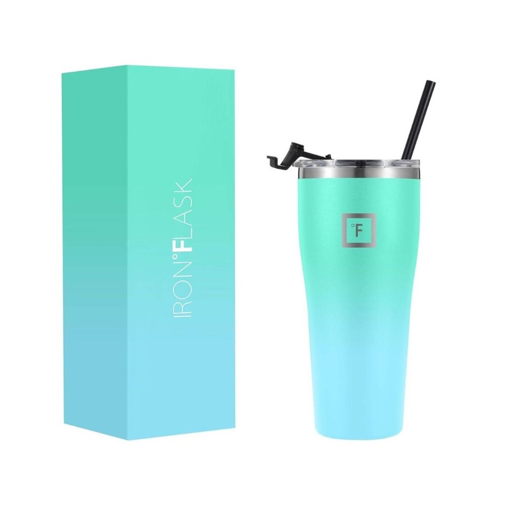 buy 2 get one free - IRON °FLASK 32 oz Rover Tumbler - Sky NIB (H100)